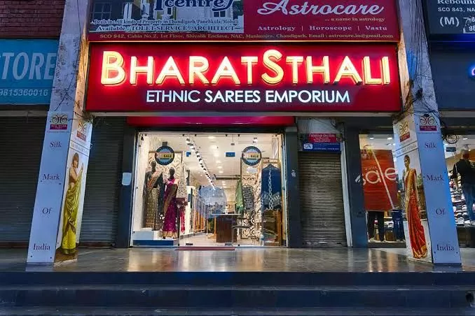 BharatSthali, SILK SAREES & LEHENGA SHOP IN CHANDIGARH, WEDDING SHOPPING IN CHANDIGARH