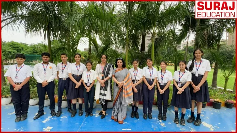 Suraj School Sector 56 Students Gain Insights from ISRO at Nehru Planetarium