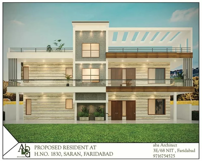 Plot 1830, Saran Faridabad: A New Residential Gem by ABA Architec