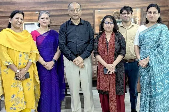 Inspiring Minds: A Day with Professor Prabhat Ranjan at The Khaitan School"