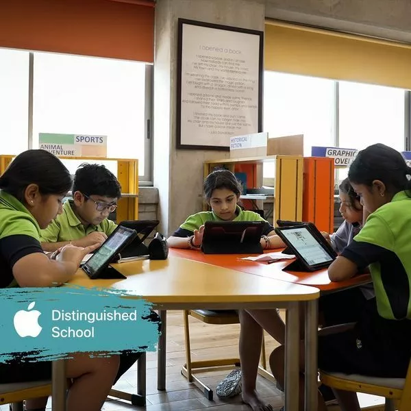 Shiv Nadar School, Faridabad: Recognized as an Apple Distinguished School for Innovation in Education"