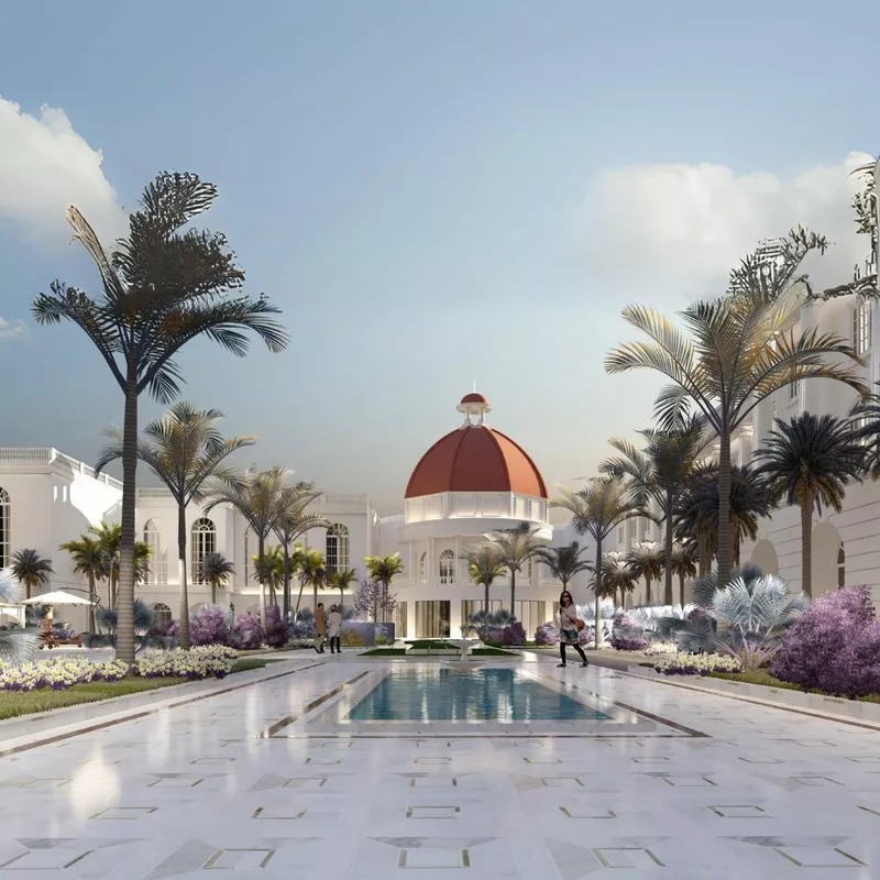 "Architectural Harmony: Extending the Taj Mahal Hotel with Classic Elegance and Contemporary Comfort"