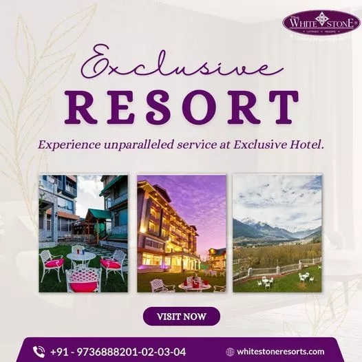 "Plan Your Dream Getaway: Luxurious Mountain Views and Cozy Fireside Moments at Whitestone Resorts Manali