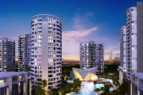 Omaxe the lake, 2|3|4 BHK FLATS & FLOORS Residential Plots 100 TO 1000 SQ.YDS