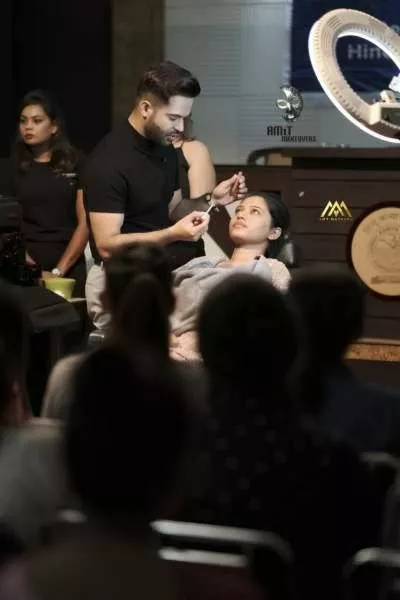 Amit Hair Makeup artist, Delhi based makeup artist, travels globally