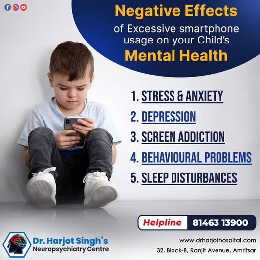 The Hidden Dangers of Excessive Smartphone Use for Kids: Mental Health and Behavioral Issues"