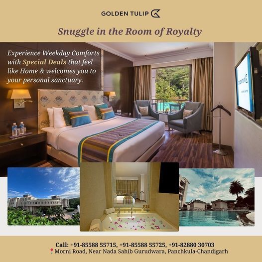 Make Your Weekdays Memorable with Special Discounts and Regal Comfort at Golden Tulip, Chandigarh-Panchku