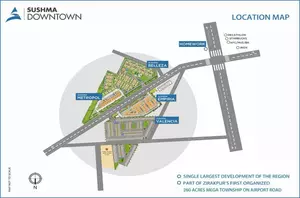 Sushma Belleza Zirakpur , 3 and 4 bhk Luxury Flats for Sale in Zirakpur