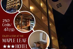 Maple Leaf Hotel, Offers family rooms and balconies, Private bathrooms, Modern amenities.