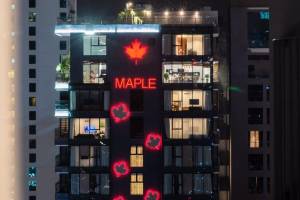 Maple Leaf Hotel, Offers family rooms and balconies, Private bathrooms, Modern amenities.