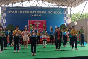 Celebrating Our Esteemed Chairman Dr. A.F. Pinto's Birthday at Ryan International School Faridabad - Schools in Faridabad