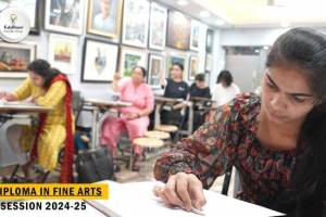 "Unlock Your Creativity: Benefits of a Diploma in Fine Arts at Kalabhumi Arts" - Art Classes in India