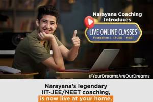 Narayana's Live Online Classes for IIT-JEE, NEET (UG), and Foundation are now available