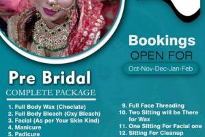 Get Ready to Be a Bride! Pre-Book Our Complete Pre-Bridal Package Now!"