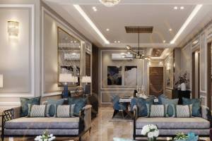 Nature-Inspired Elegance: A Living Room Oasis with Cream Accents and Lush Greenery