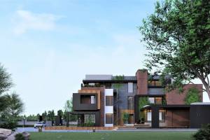 Elevating Urban Living: Utopia House's Innovative Use of Cantilevered Roofs