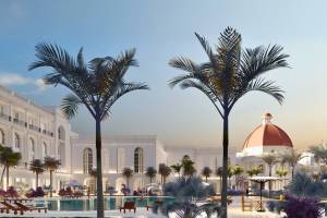 "Architectural Harmony: Extending the Taj Mahal Hotel with Classic Elegance and Contemporary Comfort"