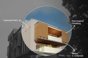 "Lakewood Residence: Exploring the Art of Cladding and Textures in Modern Architecture"