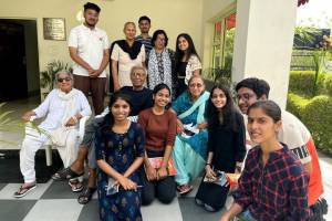 "Sharing Wisdom and Joy: A Heartfelt Interaction with Shri Ram College Students" - Old Age Homes in India